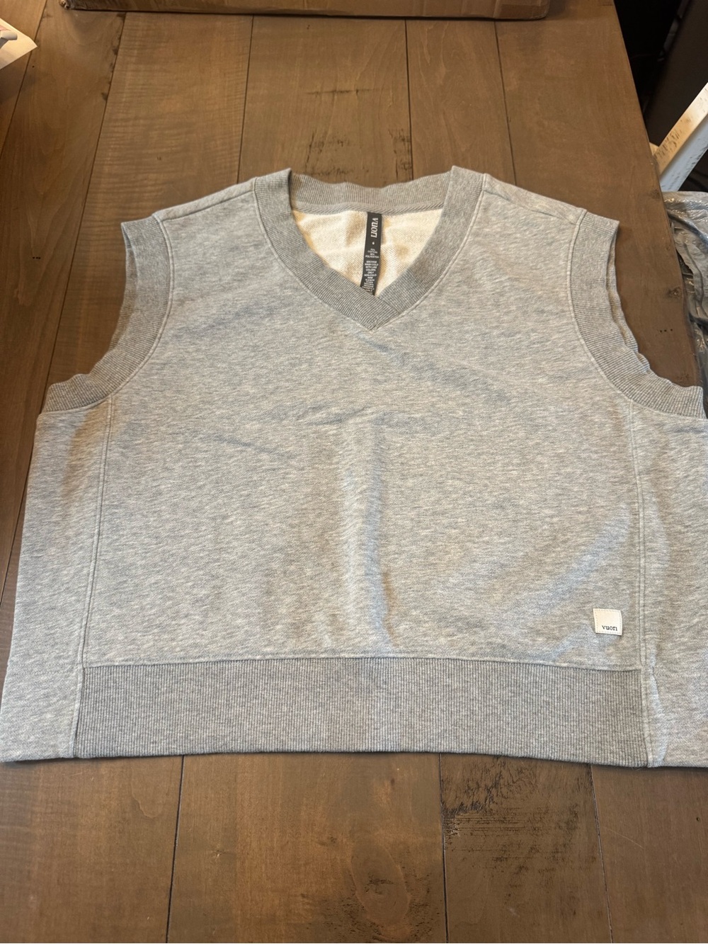 Vuori Size Small Sedona Fleece Vest Gray